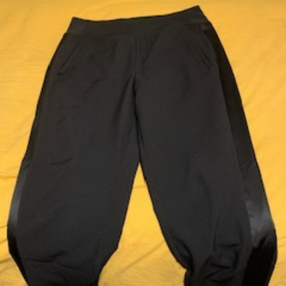 Athleta Endless Satin Side Stripe Pants